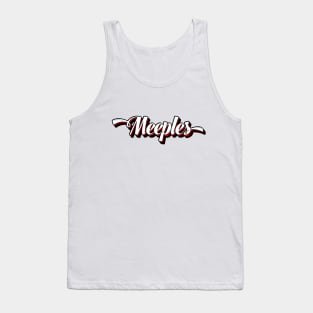 Meeples Typography Tank Top